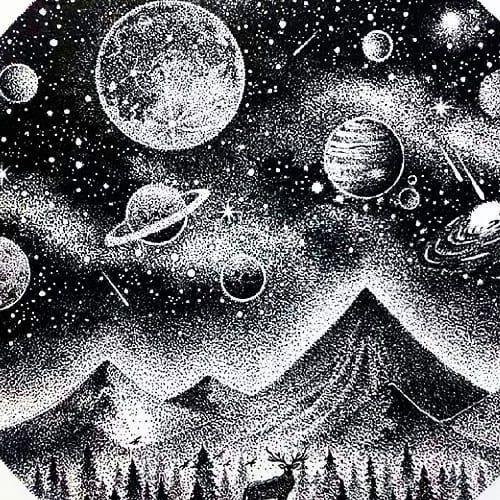 Label image background