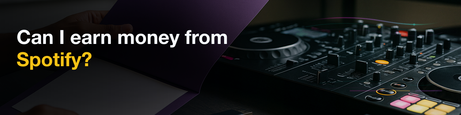House of Tracks blog banner for Can I earn money from Spotify?