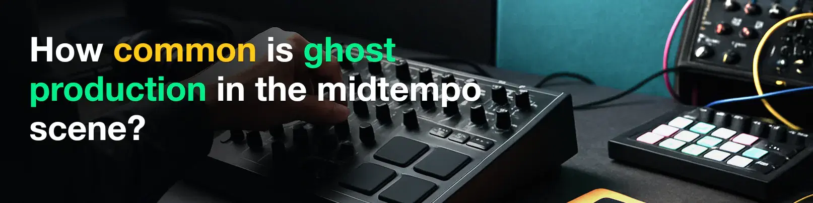 House of Tracks blog banner for How common is ghost production in the midtempo scene?
