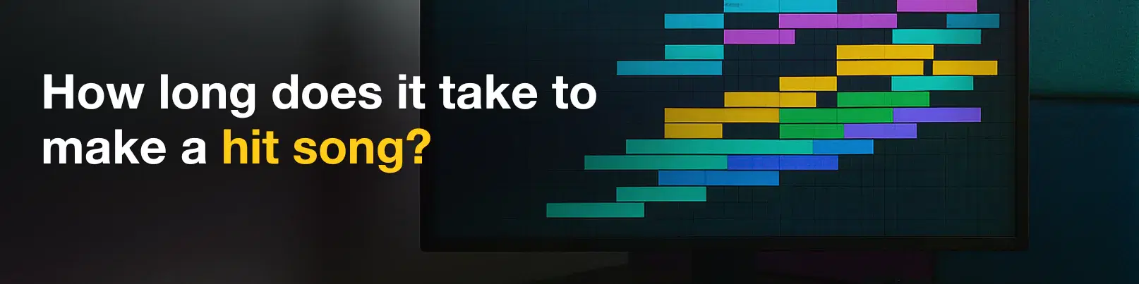 House of Tracks blog banner for How long does it take to make a hit song?