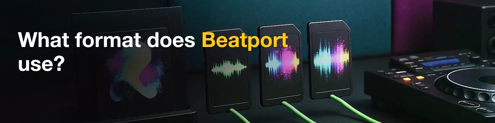 House of Tracks blog banner for What format does Beatport use?