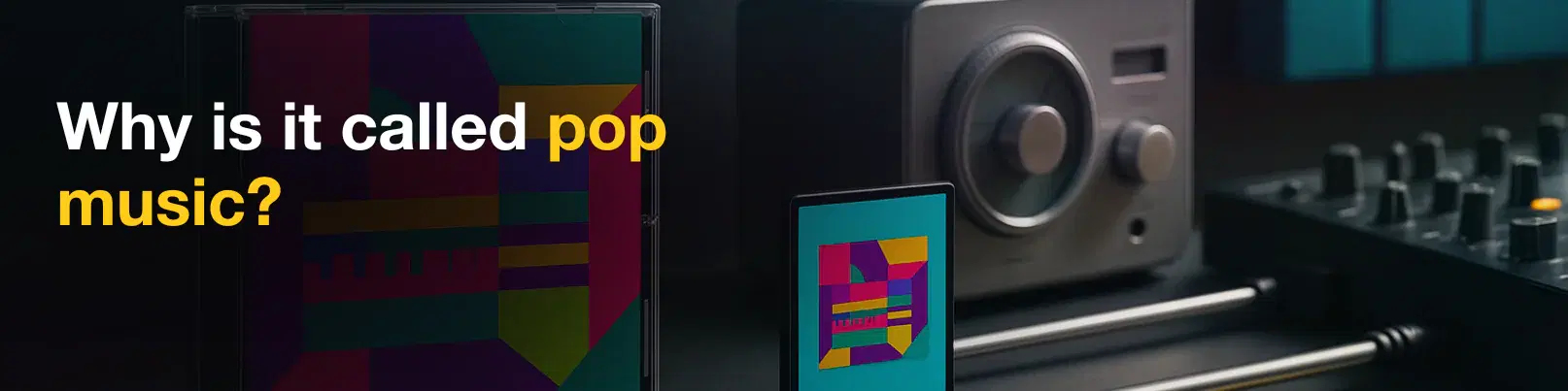 House of Tracks blog banner for Why is it called pop music?