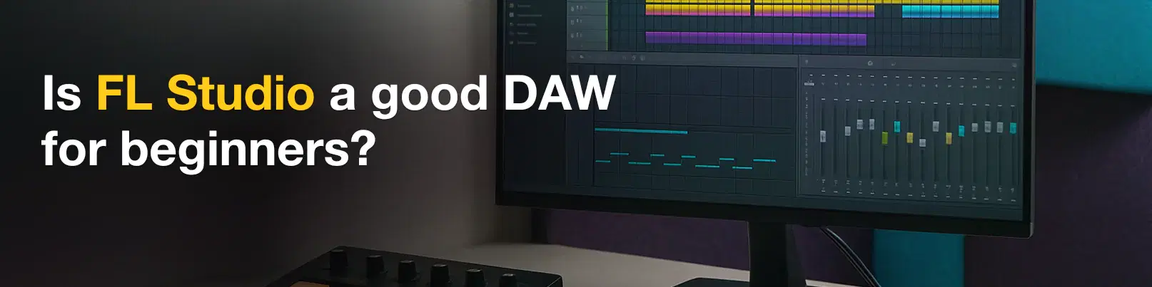 House of Tracks blog banner for Is FL Studio a good DAW for beginners?
