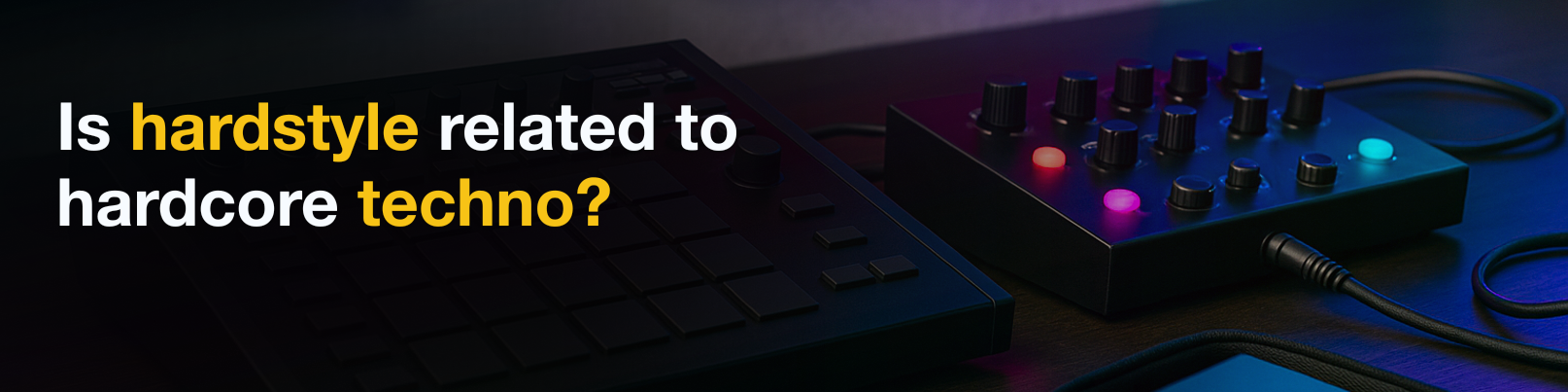 House of Tracks blog banner for Is hardstyle related to hardcore techno?