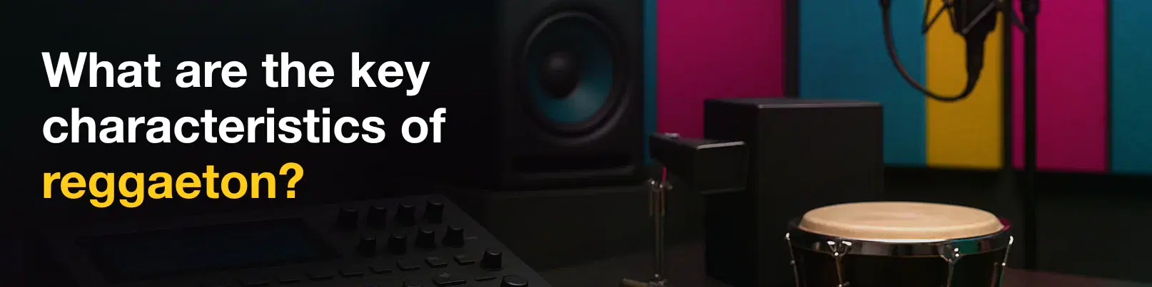 House of Tracks blog banner for What are the key characteristics of reggaeton?