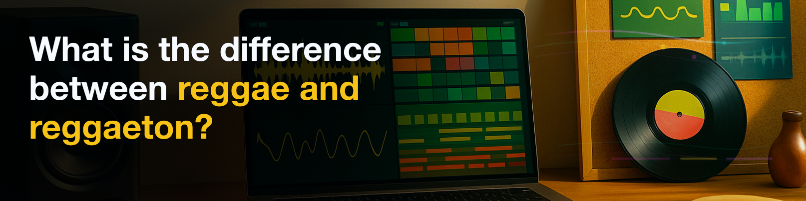 House of Tracks blog banner for What is the difference between reggae and reggaeton?