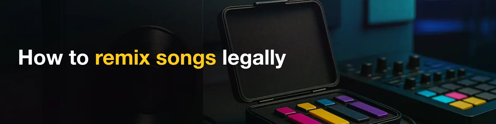 House of Tracks blog banner for How to remix songs legally.