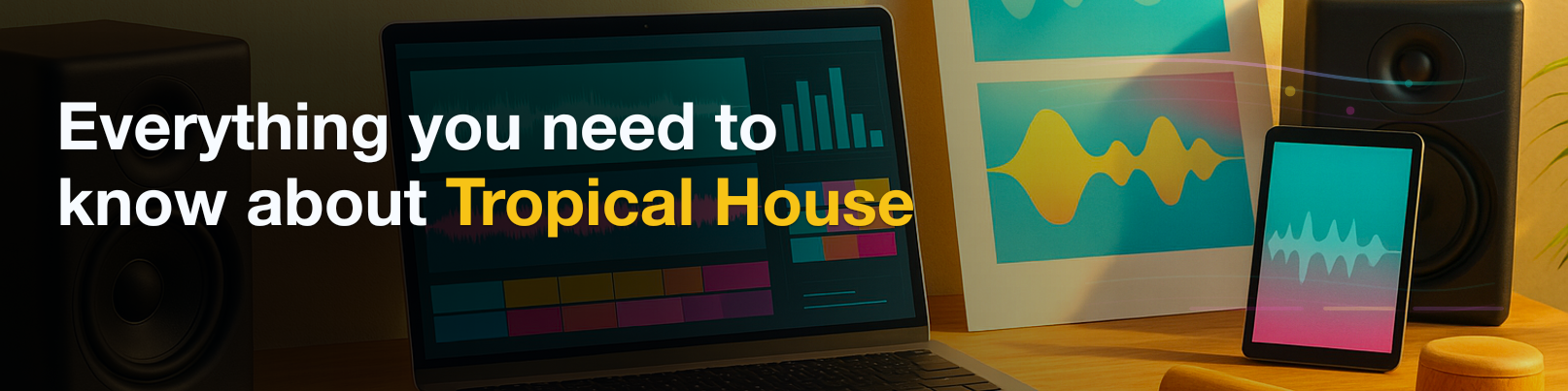 House of Tracks blog banner for Everything you need to know about Tropical House.