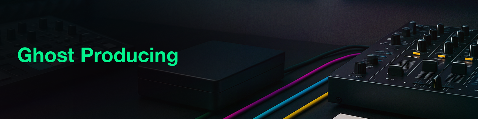 House of Tracks blog banner for Ghost Producing.